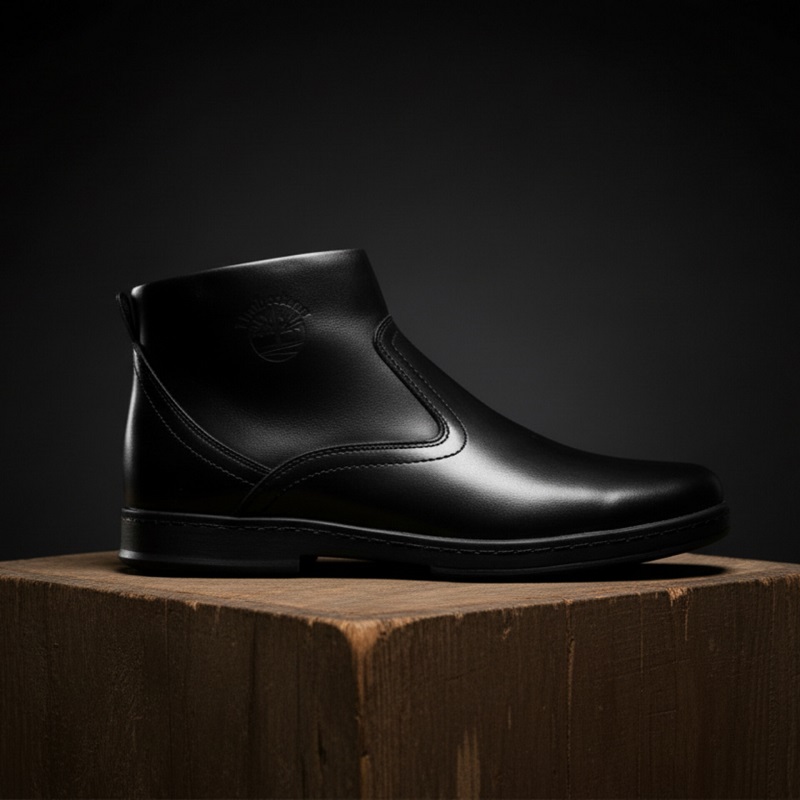 نیم بوت مردانه مشکی مدل Rad