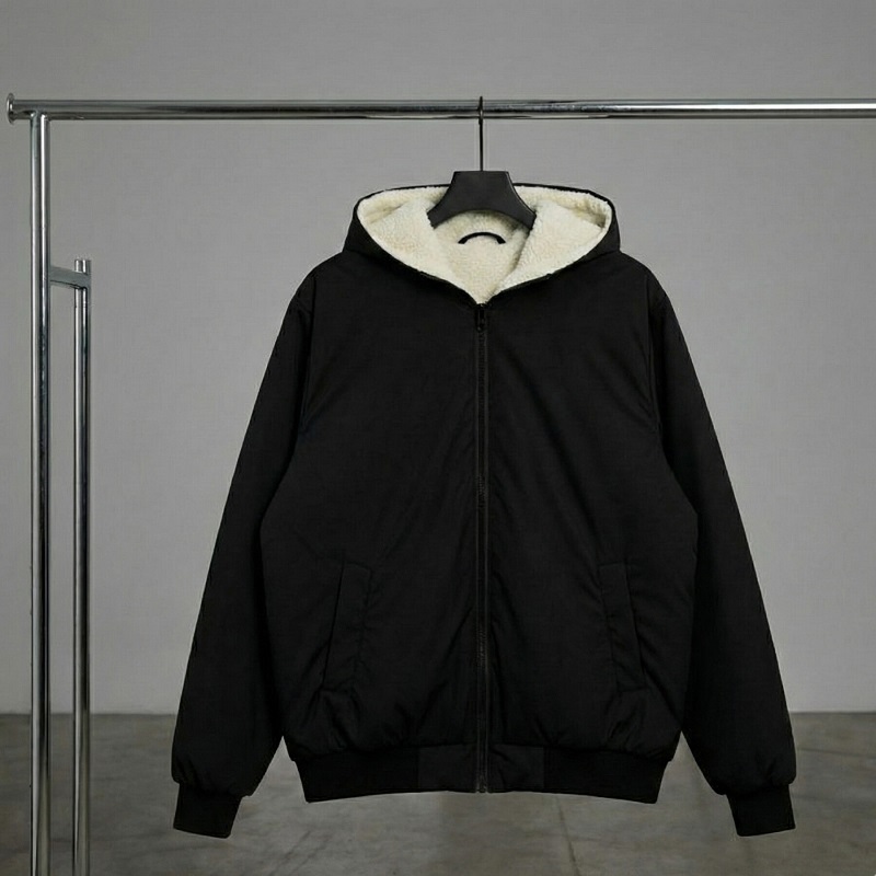 کاپشن ضدآب داخل خزتدی-مشکی